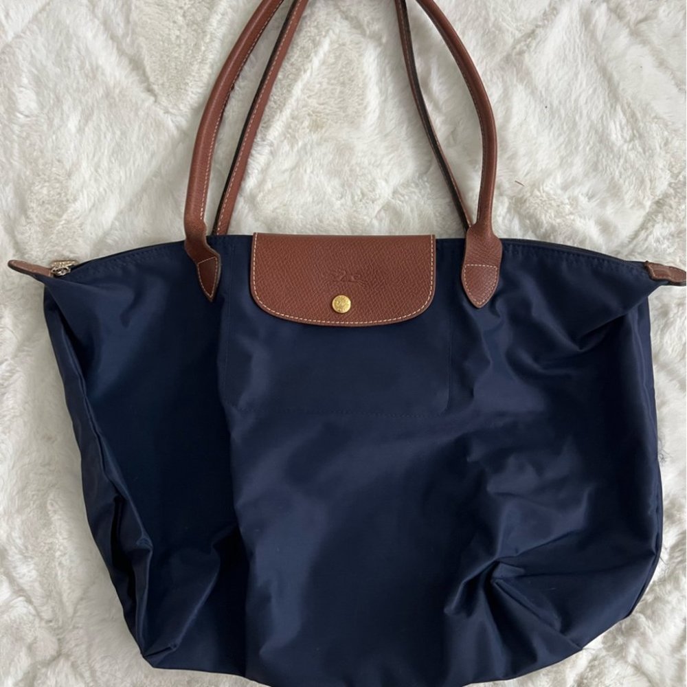 Longchamp Large Le Pliage Shoulder Tote